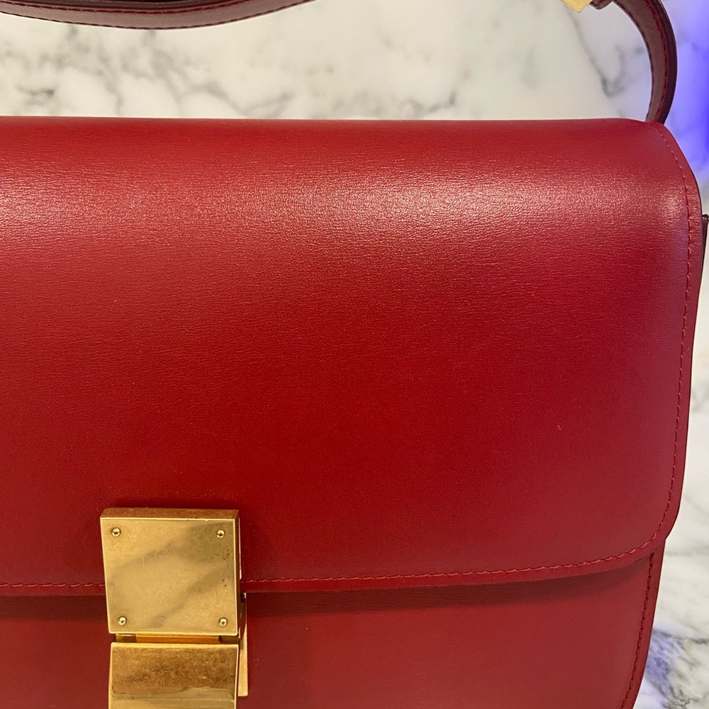 Celine Classic Box Bag - Smooth Leather - Medium - Picture 4 of 11